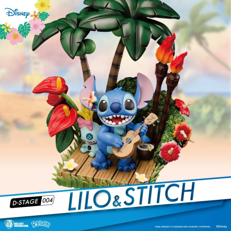 Disney - Diorama D-Stage Stitch 14cm