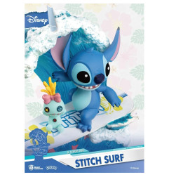 Disney - Diorama D-Stage Stitch Surf 15cm