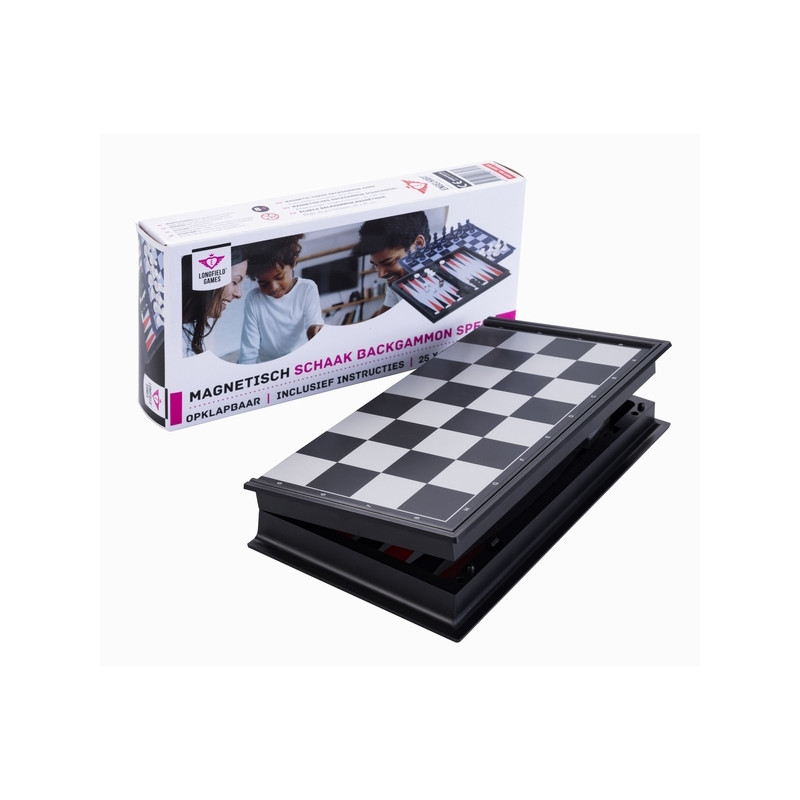 Echecs et Backgammon Magnétique Pliable Echecs et Backgammon Magnétique Pliable