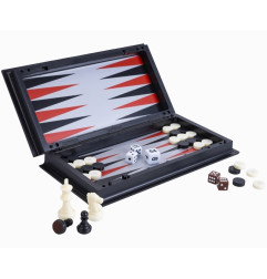 Echecs et Backgammon Magnétique Pliable