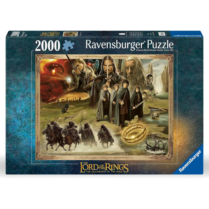 Puzzle 2000p - Les Deux Tours / Le Seigneur des Anneaux