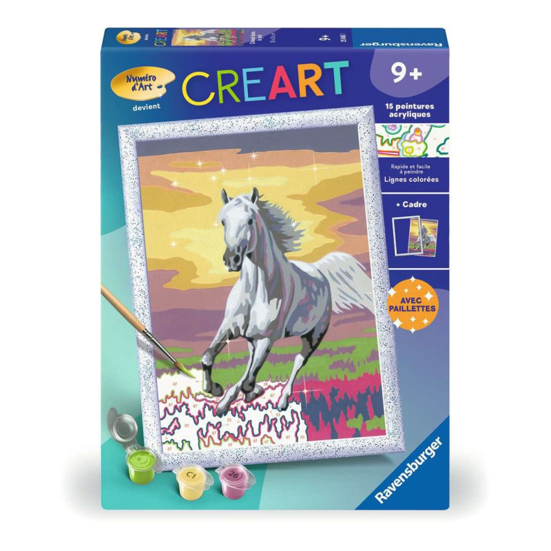 CreArt Kids - 18x24cm - Cheval de le pré