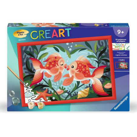 CreArt Kids - 31x21cm - Bisous de poissons