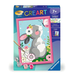 CreArt Kids - 18x24cm - Lapin et Papillon