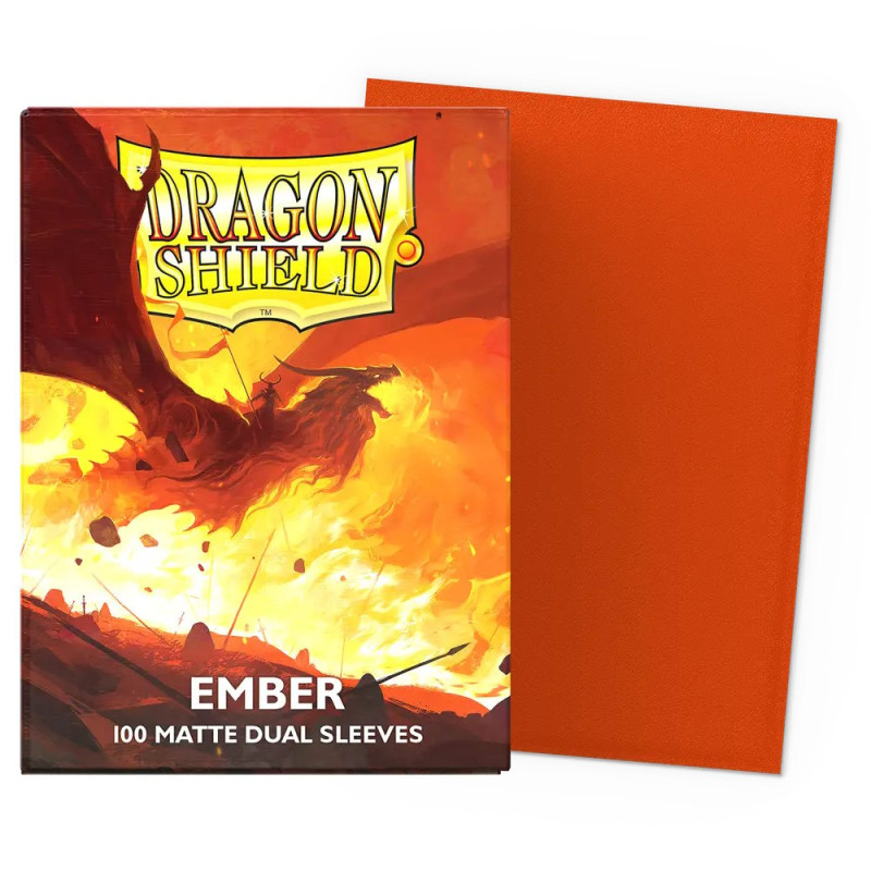 Sleeves Dragon Shield Dual Matte - Ember