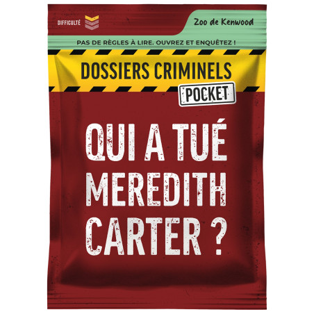 DC Pocket - Qui a tué Meredith Carte ?