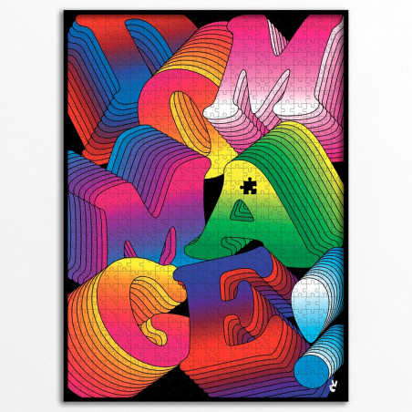 Puzzle 1000p - Piece & Love - Dommage