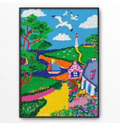 Puzzle 1000p - Piece & Love - BZH