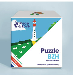 Puzzle 1000p - Piece & Love - BZH