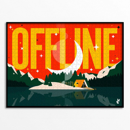 Puzzle 1000p - Piece & Love - Offline