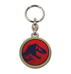 Porte-Clefs Métal Jurassic Park Logo