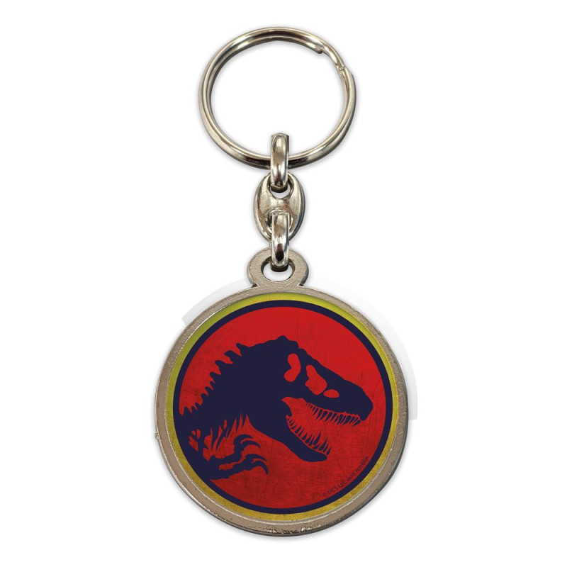 Porte-Clefs Métal Jurassic Park Logo
