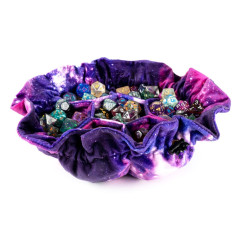 Bourse à dés avec compartiments - Velvet Nebula