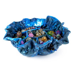 Bourse à dés avec compartiments - Velvet Galaxy