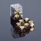 Set de 2 D6 Or Chessex 16mm