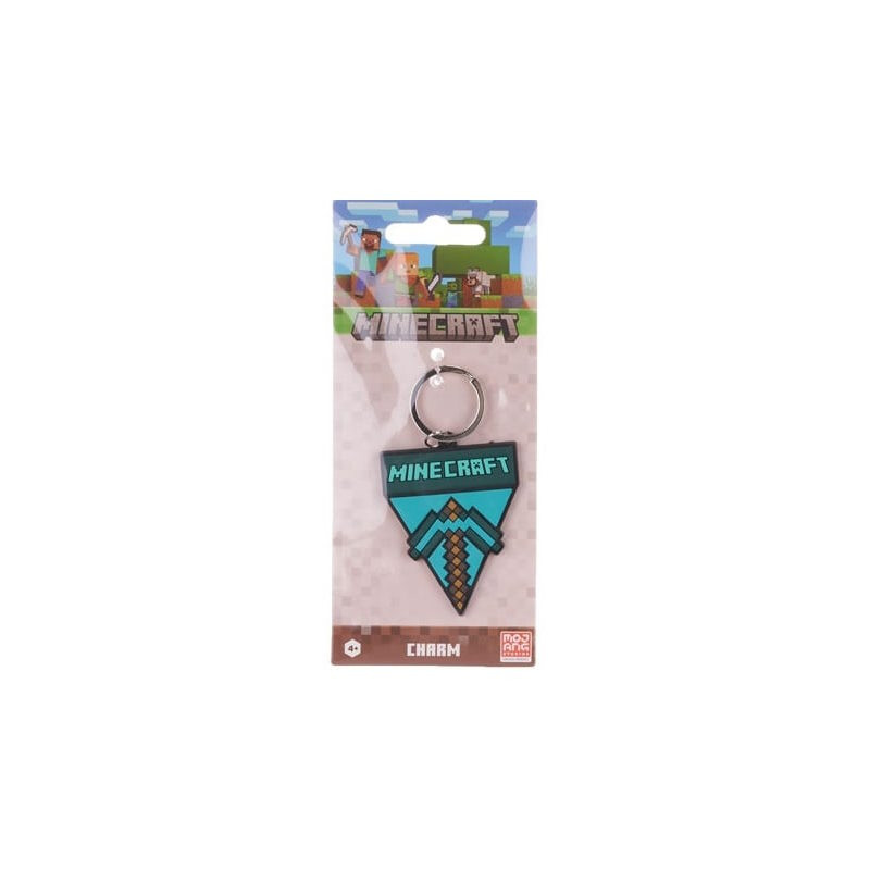 Porte-Clefs Minecraft Axe Caoutchouc
