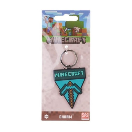 Porte-Clefs Minecraft Axe Caoutchouc