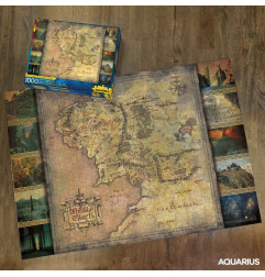 Puzzle 1000p - Seigneur des Anneaux - Carte