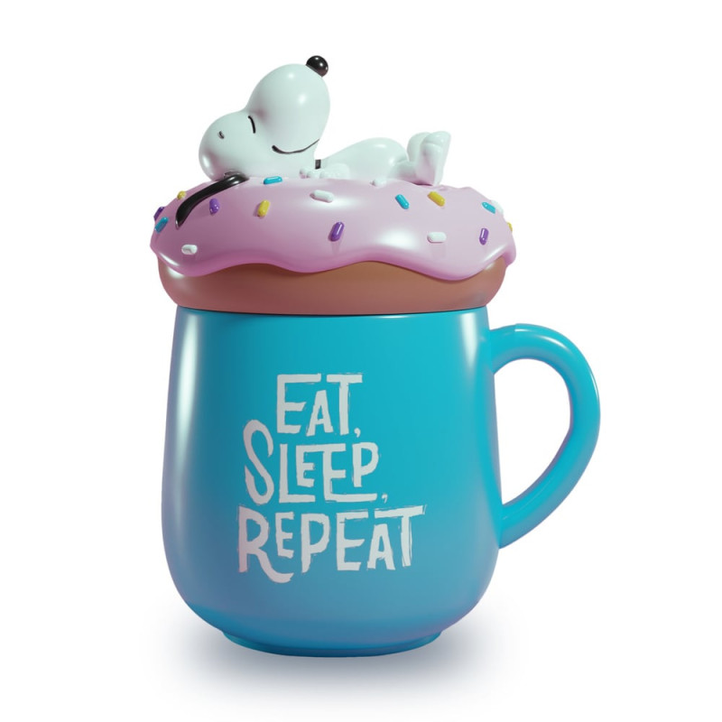 Mug Snoopy 3D Eat-Sleep-Repeat