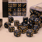 Set de 36 dés 6 12mm Noir (Epic Forge)