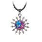 Pendentif Soleil D12 - Violet/Bleu