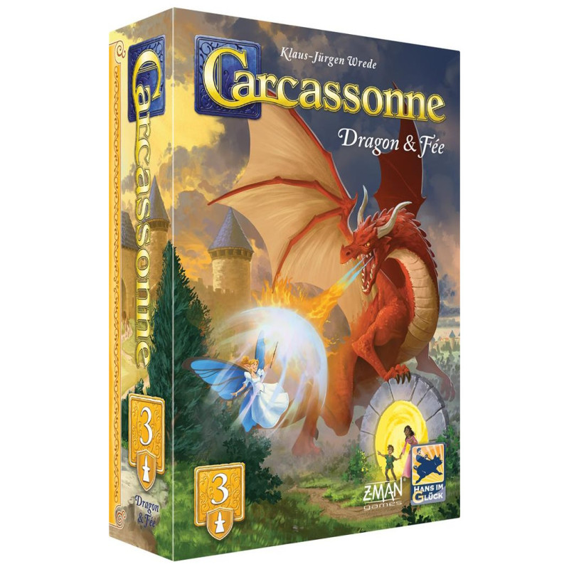 Carcassonne : Dragon et Fée (ext. 3 / éd. 2025)