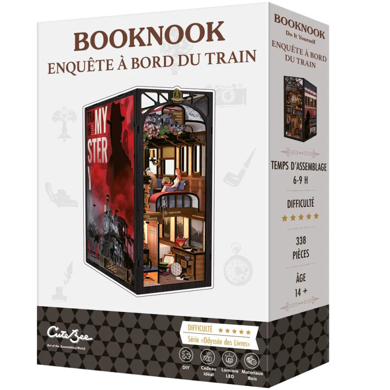 Book Nook - Enquête à Bord du Train Book Nook - Enquête à Bord du Train