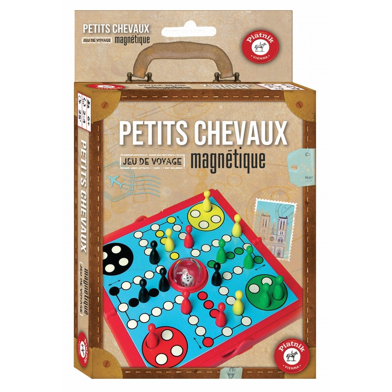 Petits Chevaux pliables magnétique 14cm (Piatnik) Petits Chevaux pliables magnétique 14cm (Piatnik)