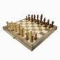Jeu d'échecs pliant marqueté 28cm Jeu d'échecs pliant marqueté 28cm