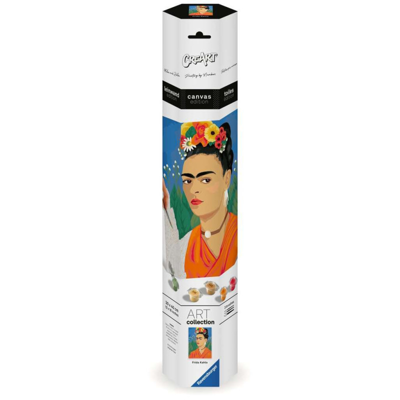 CreArt Toile - 30x40cm - Frida Kahlo CreArt Toile - 30x40cm - Frida Kahlo