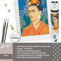 CreArt Toile - 30x40cm - Frida Kahlo CreArt Toile - 30x40cm - Frida Kahlo