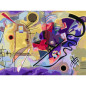CreArt Toile - 30x40cm - Kandinsky - Jaune, Rouge, Bleu