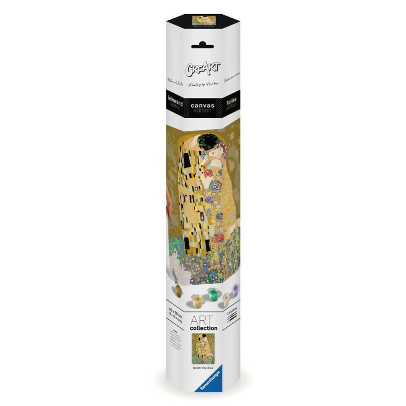 CreArt Toile - 30x40cm - Klimt - Le baiser