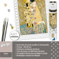 CreArt Toile - 30x40cm - Klimt - Le baiser