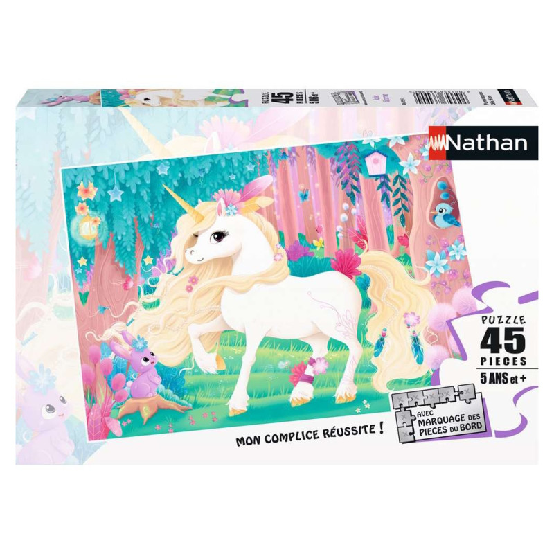 Puzzle 45p - Jolie Licorne