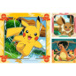 Puzzles 3x49p - Pikachu, Dracaufeu et Evoli