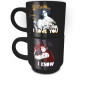 Tasses Empilables Star Wars Han Solo & Leia - I Lo