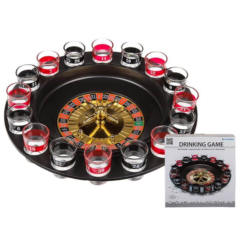 Jeu à Boire Roulette de Casino - 16 Shooters Jeu à Boire Roulette de Casino - 16 Shooters