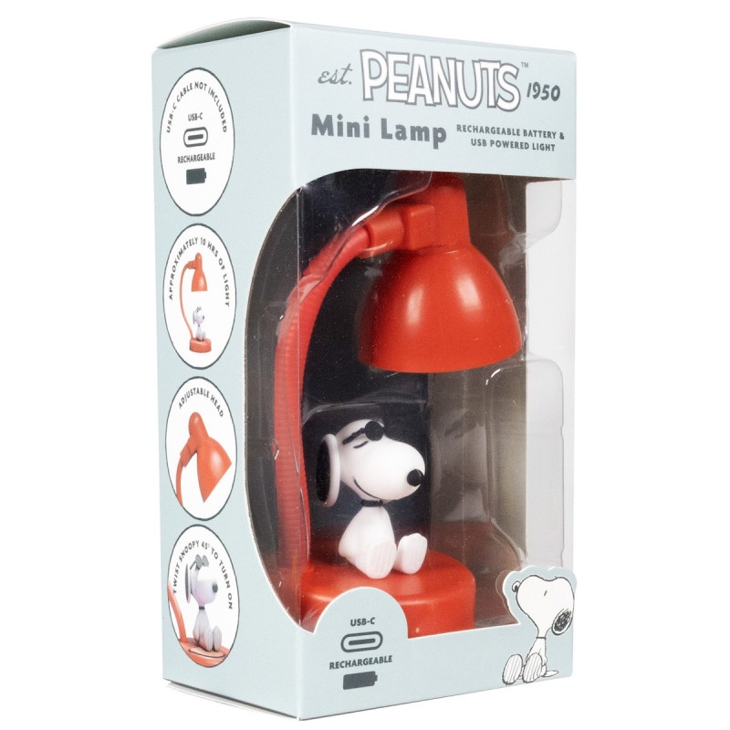 Mini Lampe de Bureau Snoopy Rechargeable 15cm Mini Lampe de Bureau Snoopy Rechargeable 15cm