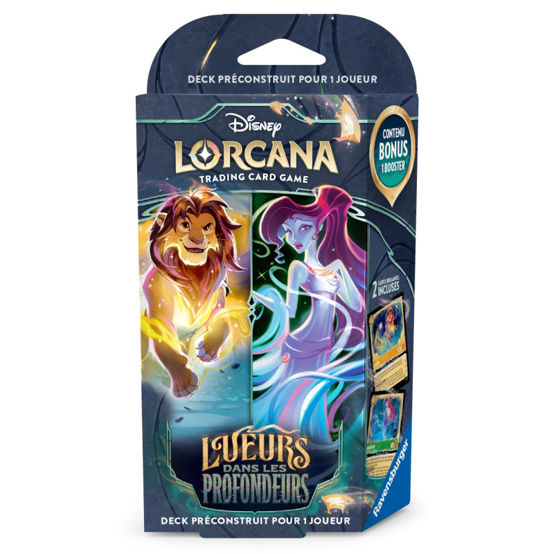 Lorcana S10 Lueurs dans les Profondeurs - Simba/Mégara - Deck de démarrage