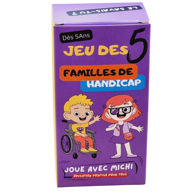 Jeu des 5 familles du handicap