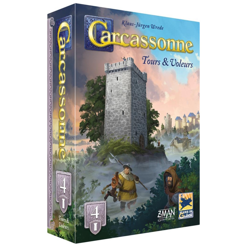 Carcassonne : Tours et Voleurs (ext. 4 / éd. 2025)