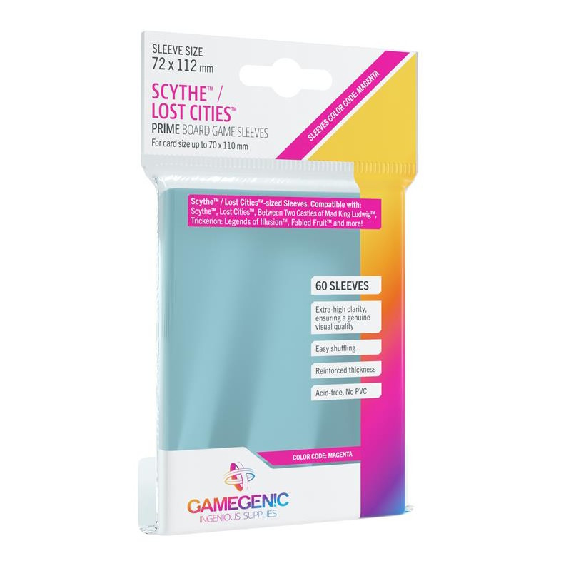 Gamegenic : Sleeves Scythe Prime 72x112 (x60)