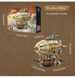 Pantasy - Steampunk Airship - 2814pcs