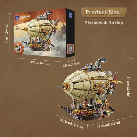 Pantasy - Steampunk Airship - 2814pcs