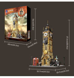 Pantasy - Steampunk Clock Tower Park - 58cm, 2460pcs