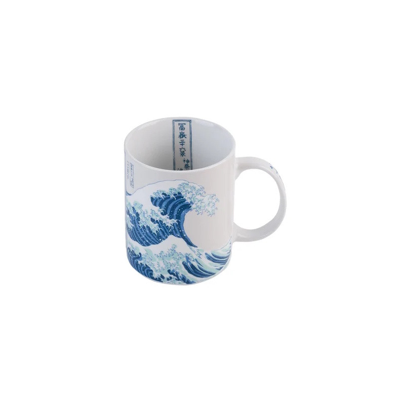 Mug Hokusai Grande Vague avec inscriptions