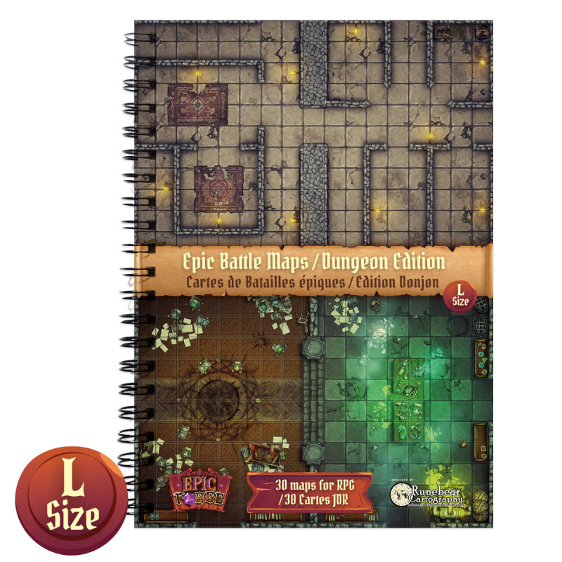 Livre Plateau de Jeu : Donjons A4 Livre Plateau de Jeu : Donjons A4