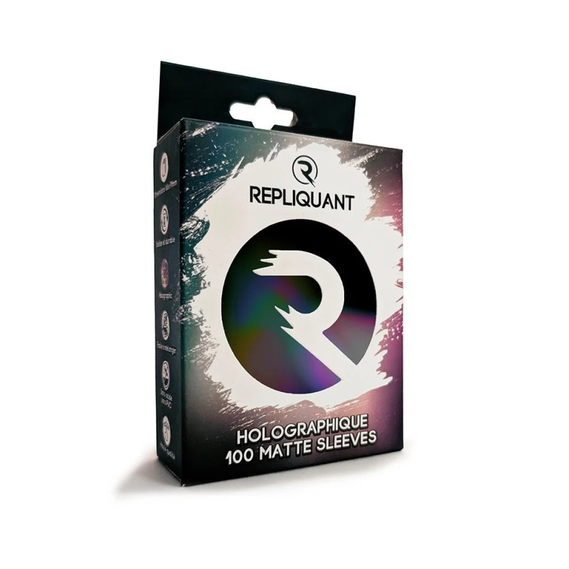 Sleeves Repliquant Matte Holographique - Noir