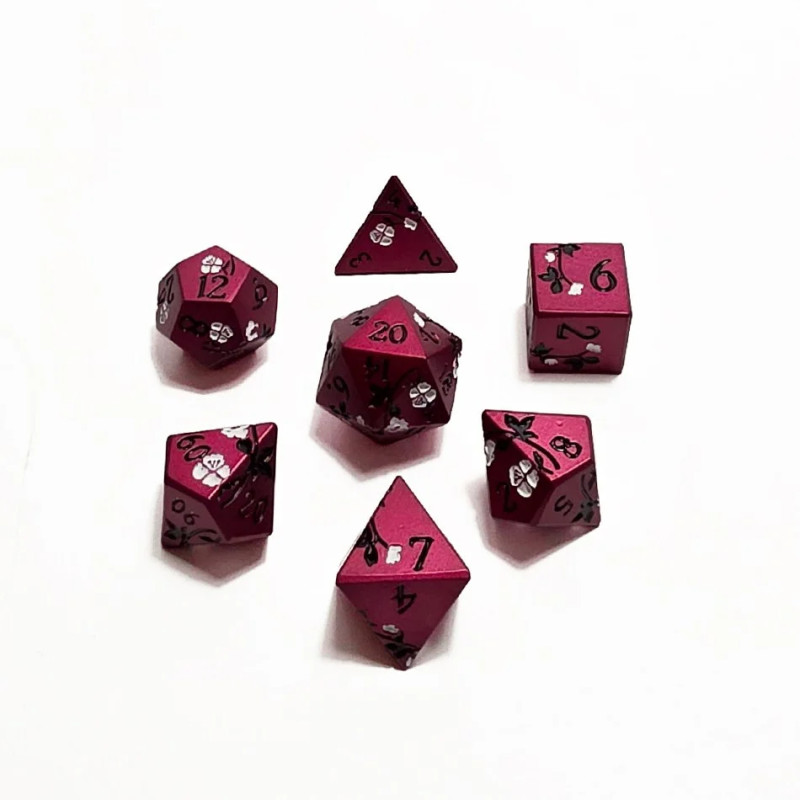 Repliquant - Set de 7 dés - Blossom Fushia Repliquant - Set de 7 dés - Blossom Fushia